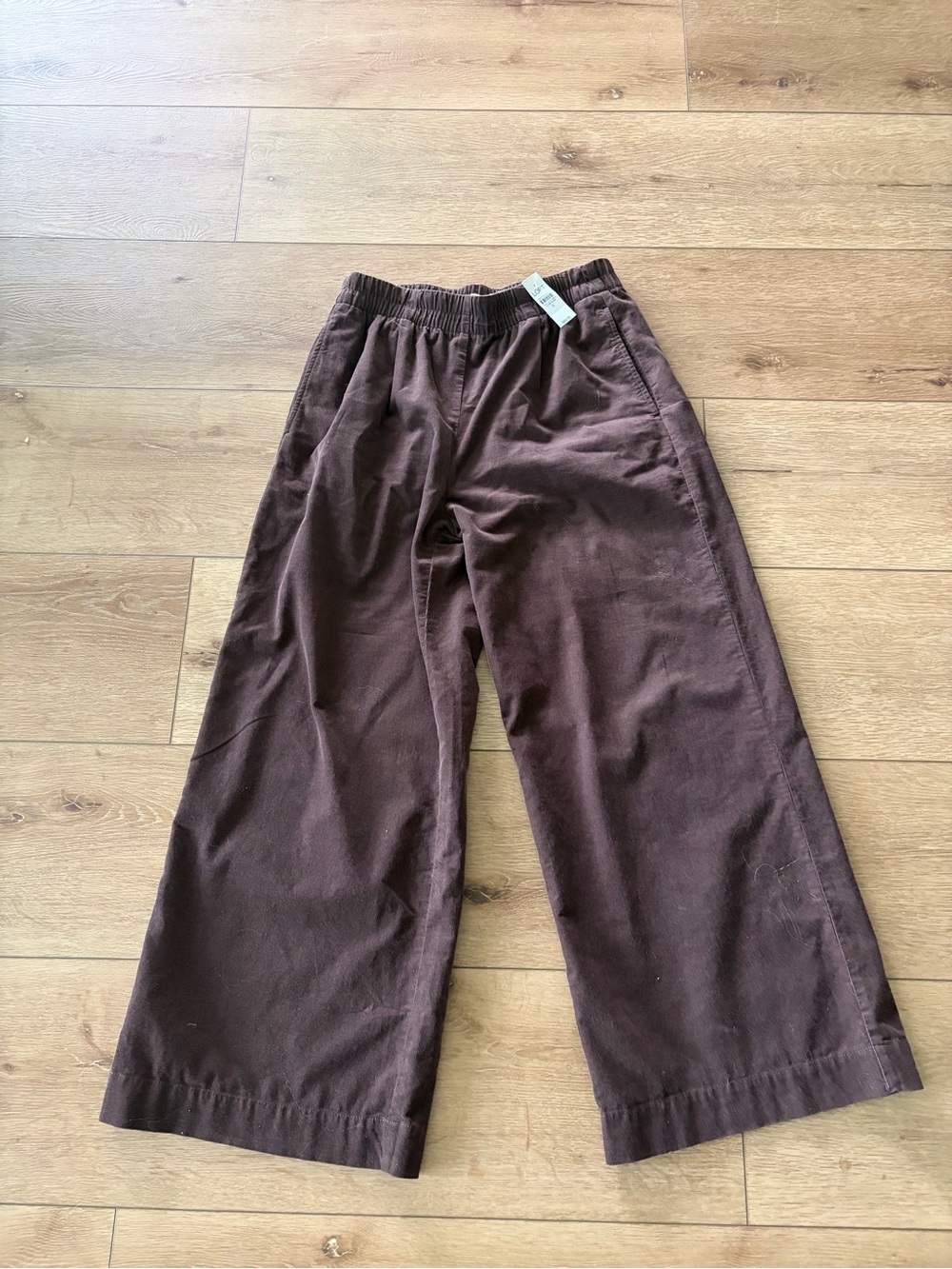Brand new Ann Taylor Loft Wide-Leg Elastic Waist Pants in Dark Brown
